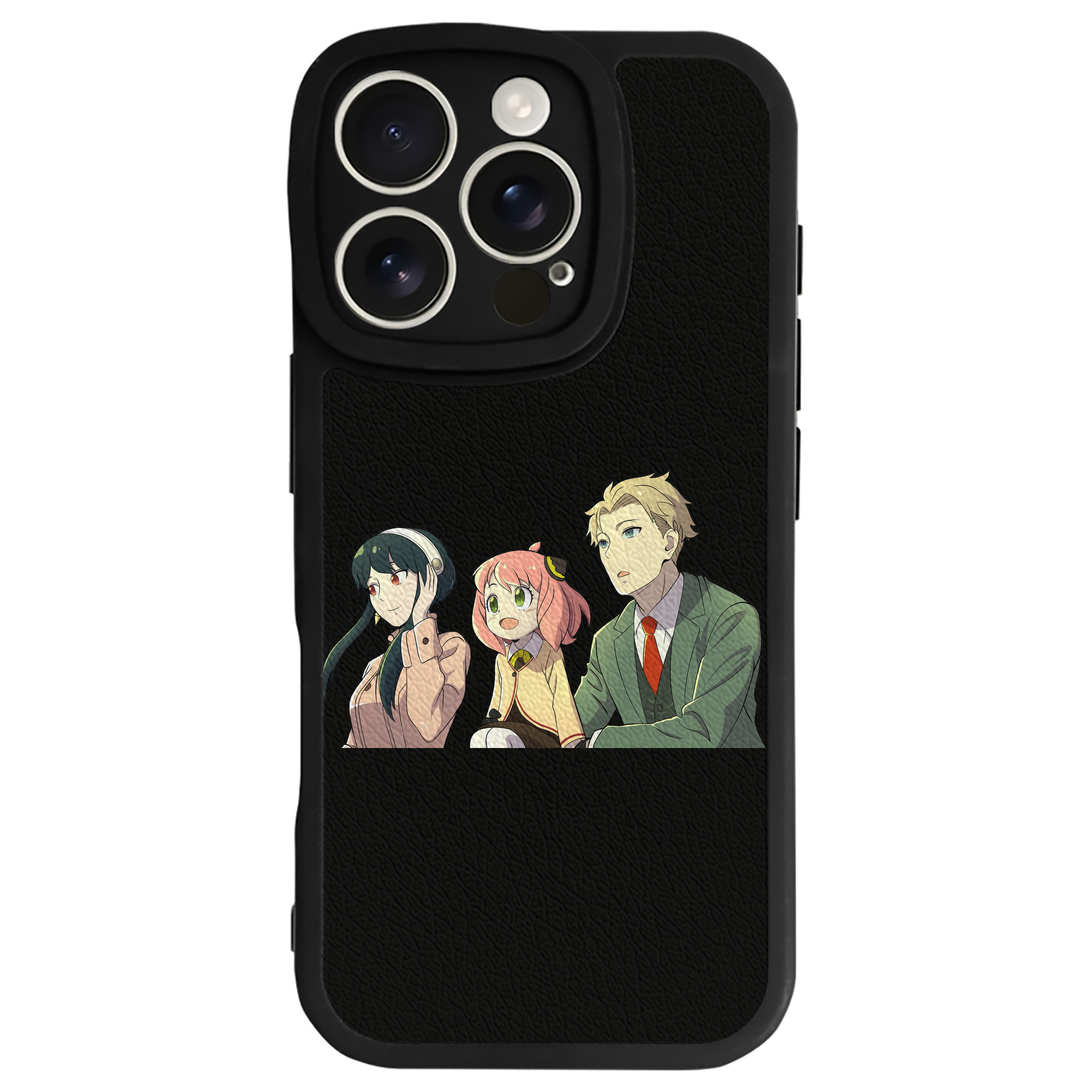 （画像用） SPY×FAMILY间谍家家酒 【iPhone 16シリーズ対応】シリコンスマホケース（レザー調） 材質：シリコン